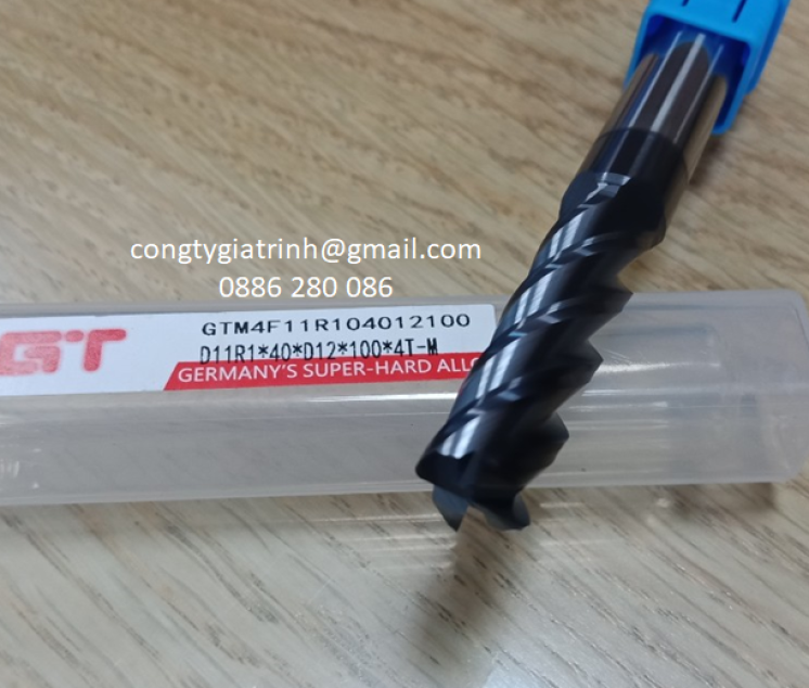 Dao phay Inox D11R1X40XD12X100X4T