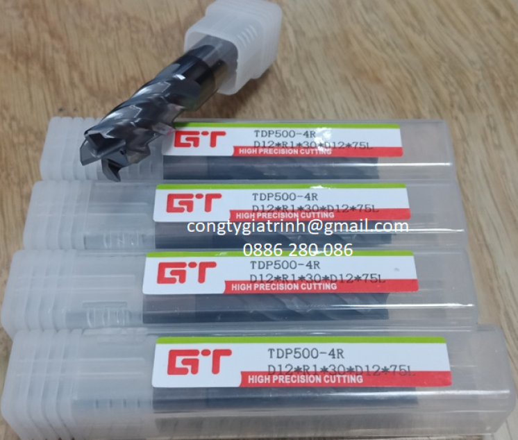 Dao phay inox D12R1X30X75X4T
