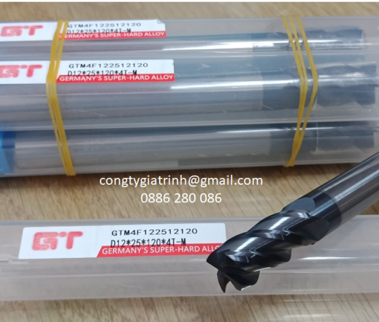 Dao phay Inox D12X25X120XD12X4T