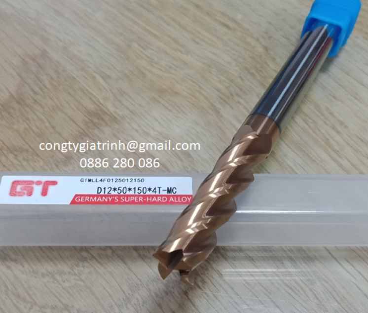 Dao phay inox D12X50X150X4T-MC