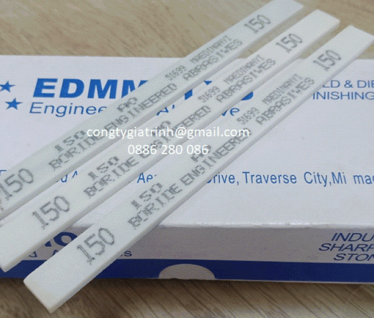 ĐÁ MÀI DẦU EDM 3X12X150#150 - MÀU TRẮNG