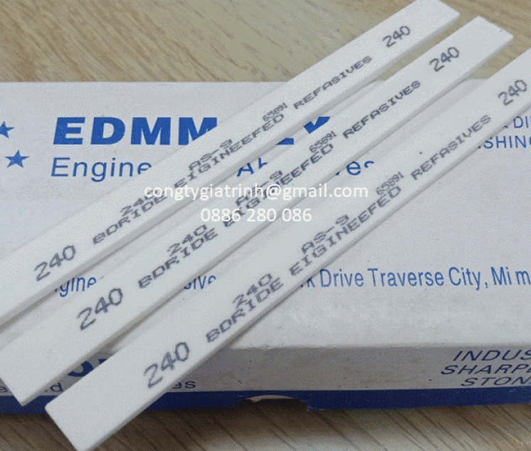ĐÁ MÀI DẦU EDM 3X12X150#240 - MÀU TRẮNG