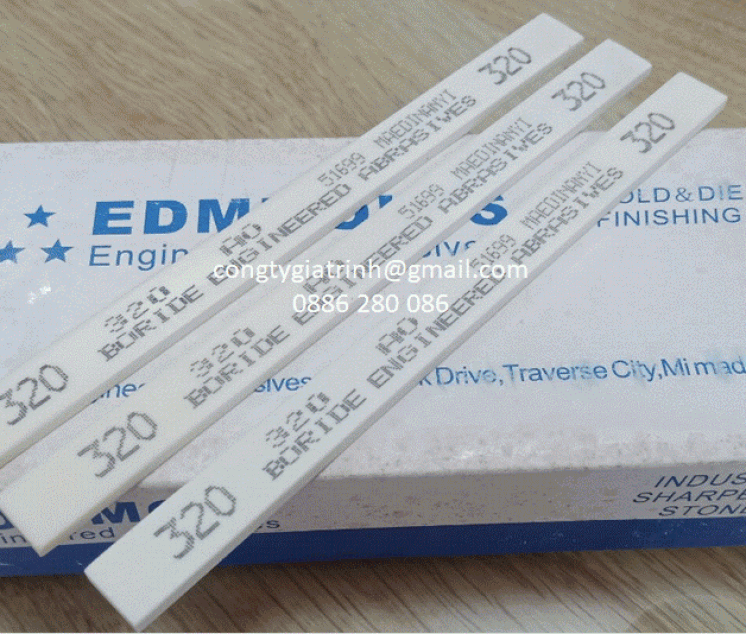 ĐÁ MÀI DẦU EDM 3X12X150#320 - MÀU TRẮNG