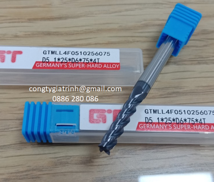 Dao phay Inox D5.1X25XD6X75X4T