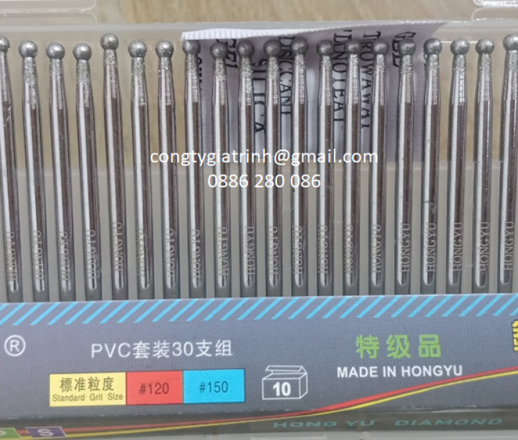 BỘ MŨI MÀI KIM CƯƠNG 30B