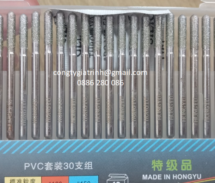 BỘ MŨI MÀI KIM CƯƠNG 30C
