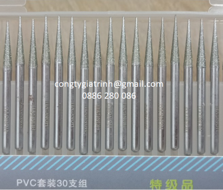 BỘ MŨI MÀI KIM CƯƠNG 30P