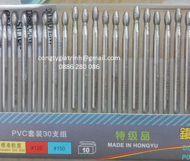 BỘ MŨI MÀI KIM CƯƠNG 30Q