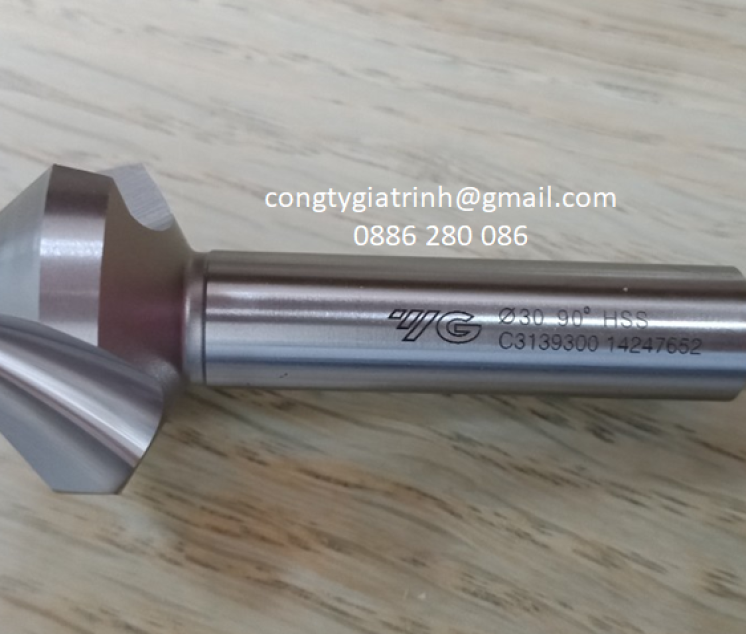 DAO PHAY VÁT MÉP 3 ME HSS -Ø30xØ12x71-90º YG
