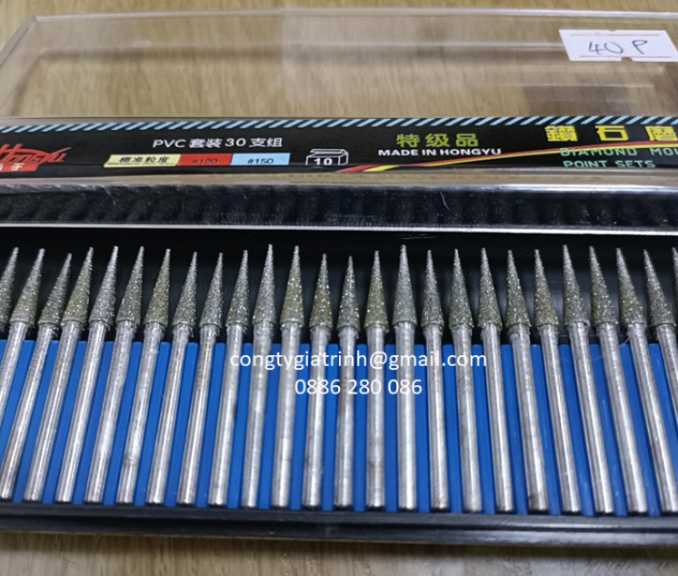 Mũi mài kim cương 40P