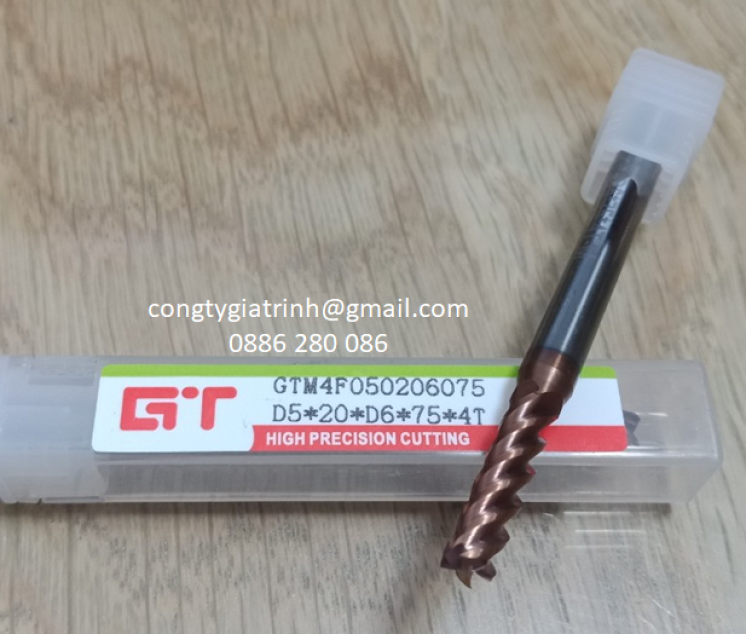 Dao phay Inox D5X20XD6X75X4T