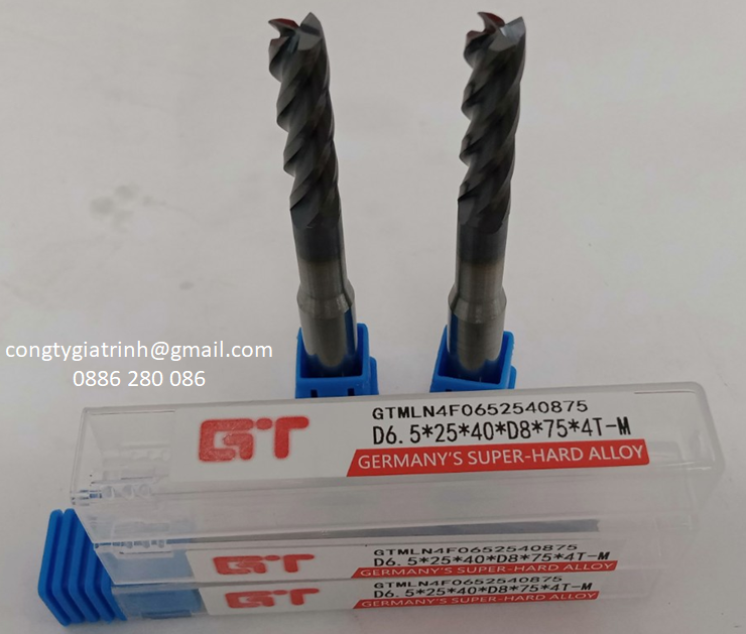 Dao phay Inox D6.5X25X40XD8X75X4T