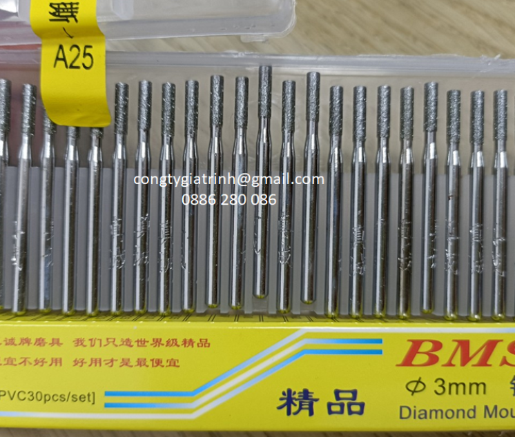 Mũi mài kim cương BMS-30 A25