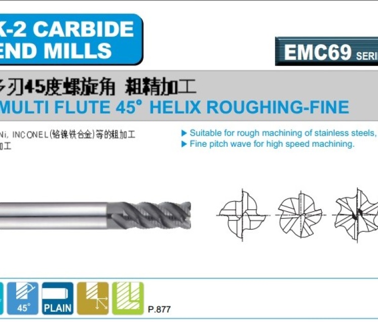 PHAY HỢP KIM PHÁ THÔ K2-EMC69