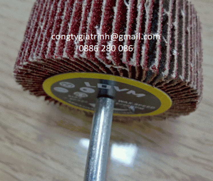 NHÁM XẾP TRỤ 60X25X6MM #80