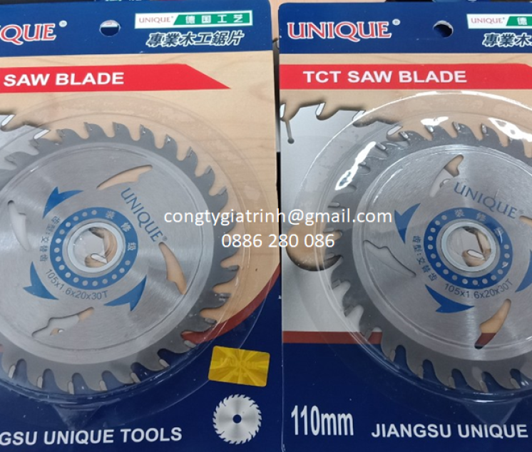 Lưỡi cắt gỗ Unique 105X1.6X20X30T