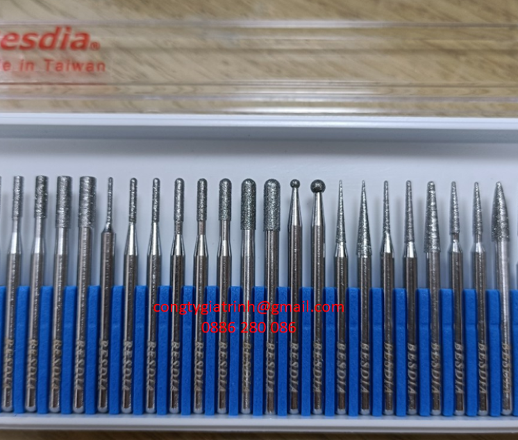 Bộ mũi mài kim cương BMAS-30 tổ hợp