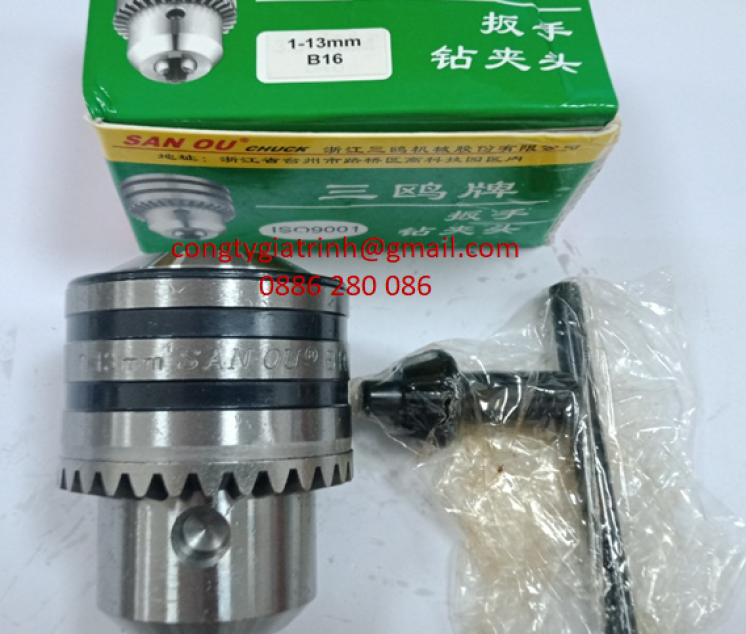 ĐẦU KẸP MŨI KHOAN B16-1-13mm
