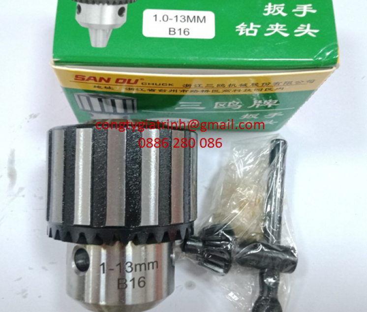 ĐẦU KẸP MŨI KHOAN B16-1-13mm