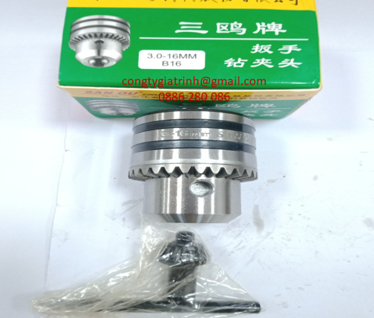 ĐẦU KẸP MŨI KHOAN B16-3-16mm
