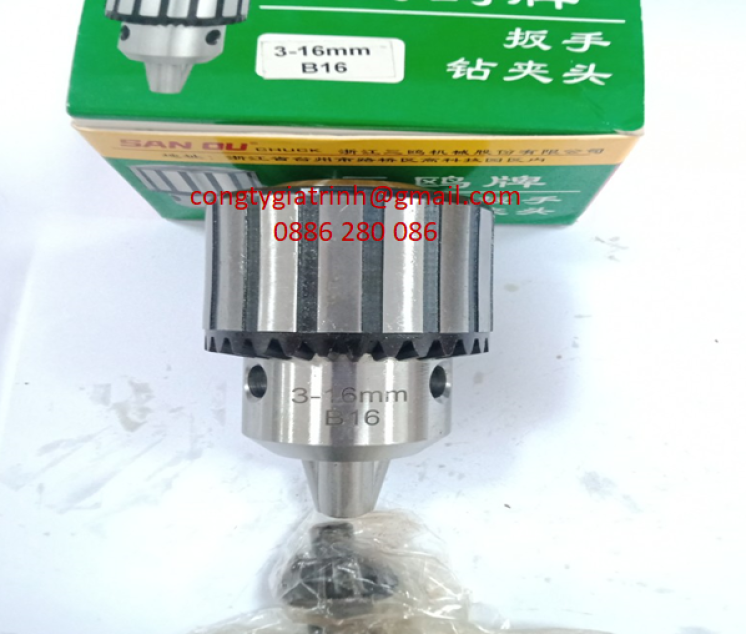 ĐẦU KẸP MŨI KHOAN B16-3-16mm