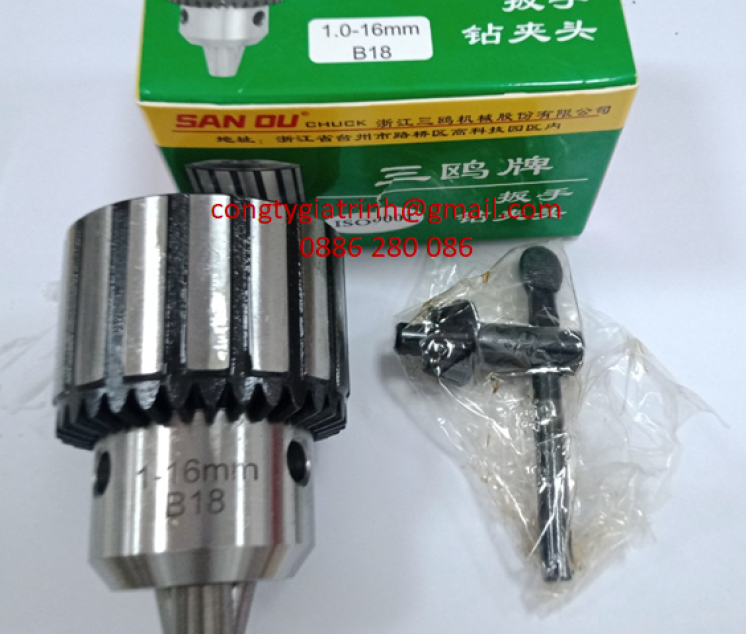ĐẦU KẸP MŨI KHOAN B18-1-16mm