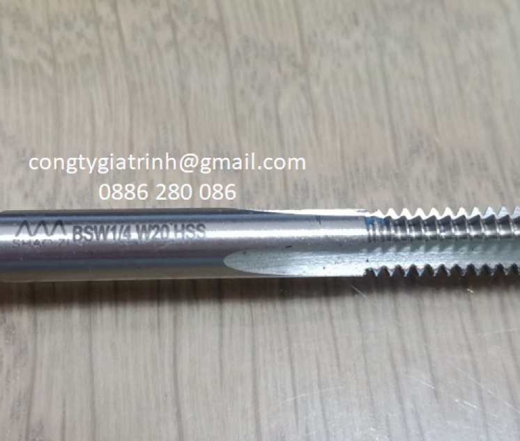 Taro thẳng trắng W1/4-20