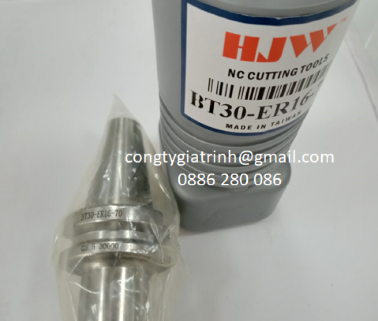 ĐẦU KẸP MŨI PHAY BT30-ER16-70 HJW