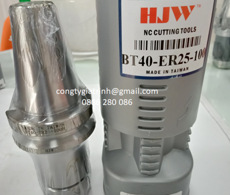 ĐẦU KẸP MŨI PHAY BT40-ER25-100 HJW
