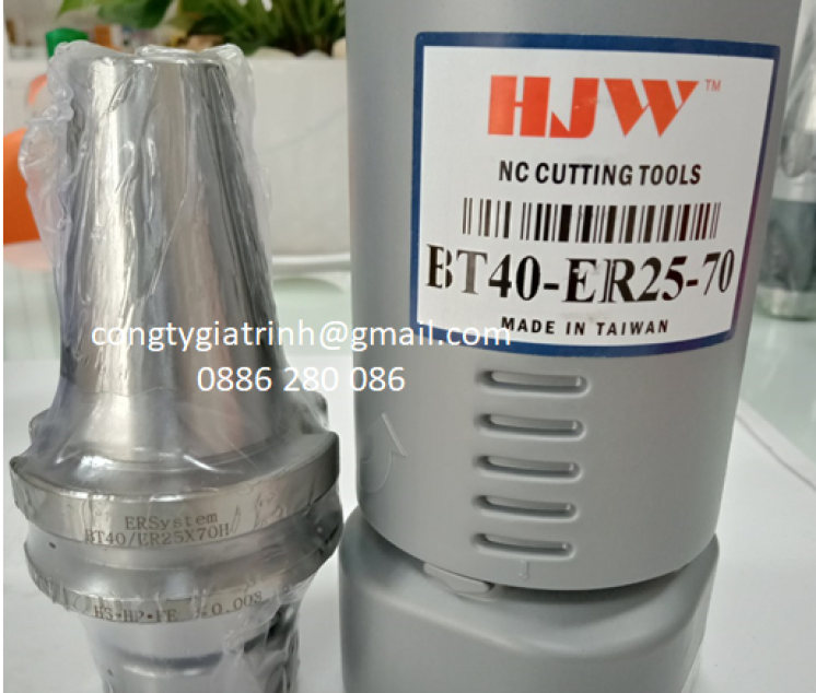 ĐẦU KẸP MŨI PHAY BT40-ER25-70 HJW