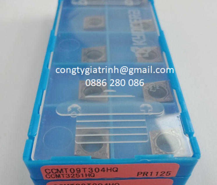 MẢNH DAO CCMT09T304 PR1125 (INOX)