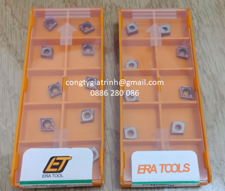 MẢNH DAO CCMT060202E-F / CCMT060204E-F - SS301M