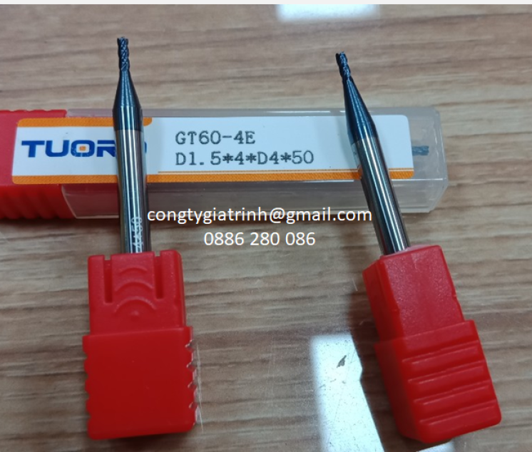 Dao phay GT60 D1.5X4XD4X50X4T