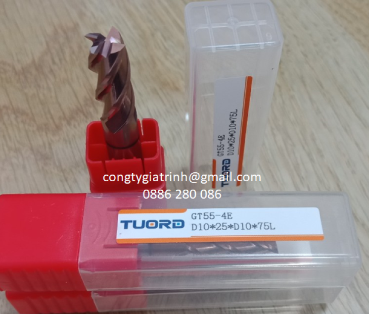 Dao phay TR55 D10X25X75X4T
