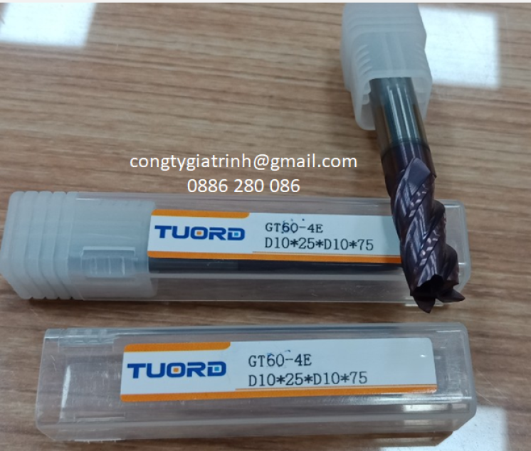 Dao phay GT60 D10X25X75X4T