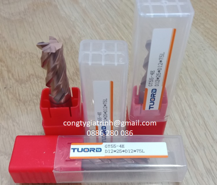 Dao phay TR55 D12X25X75X4T