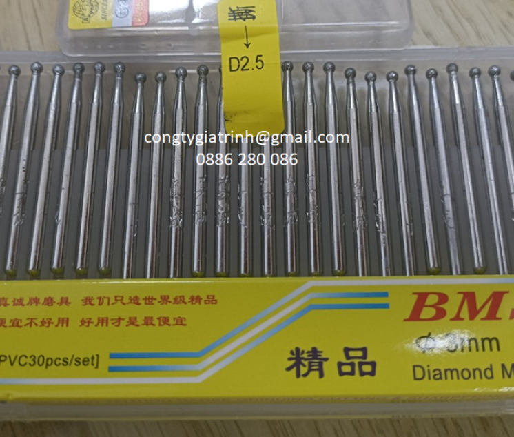 Mũi mài kim cương BMS-30 D2.5