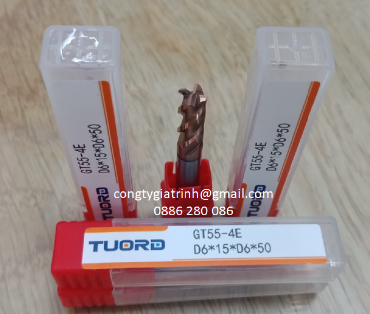 Dao phay TR55 D6X15X50X4T