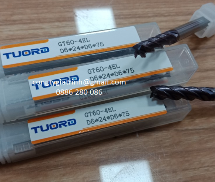 Dao phay GT60 D6X24X75X4T
