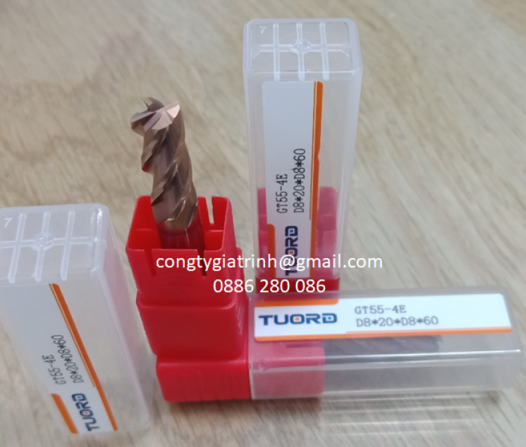 Dao phay TR55 D8X20X60X4T