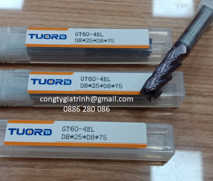 Dao phay GT60 D8X25X75X4T