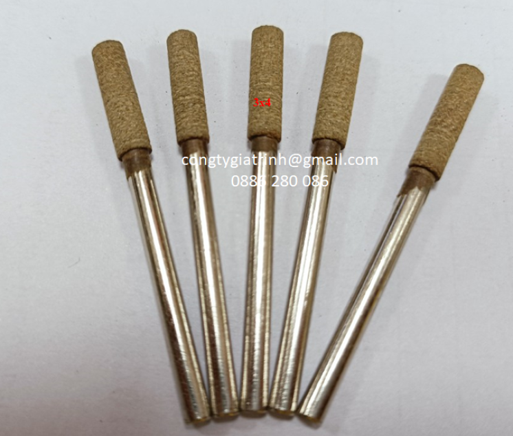 Đầu mài da bò trụ 3x4
