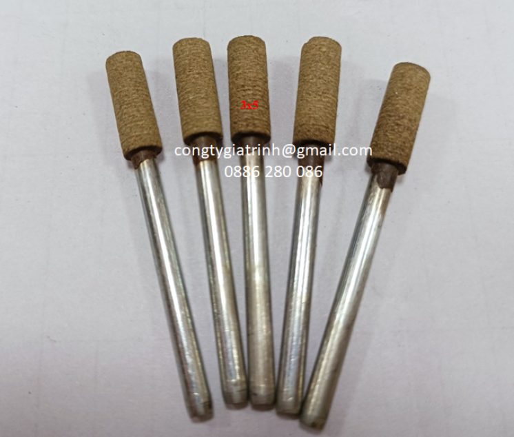 Đầu mài da bò trụ 3x5