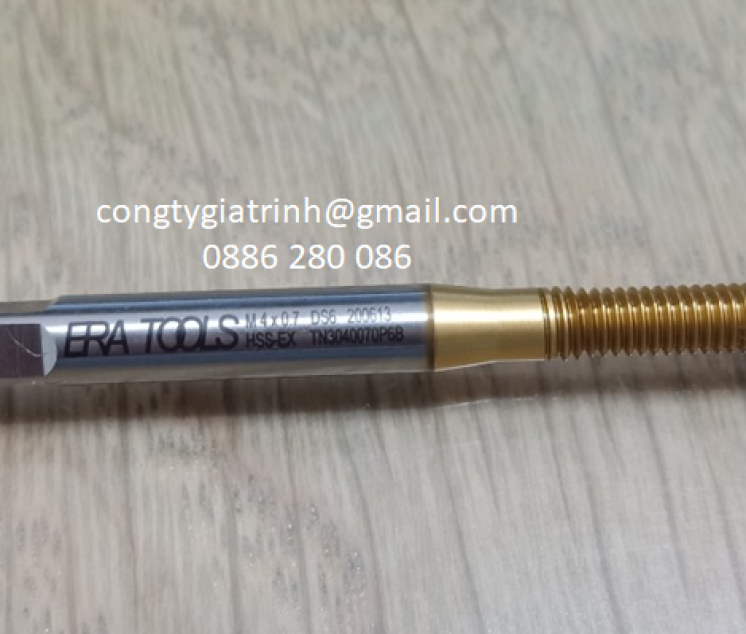 Taro nén đầu bằng HSS-PM-TIN M4X0.7 DS6