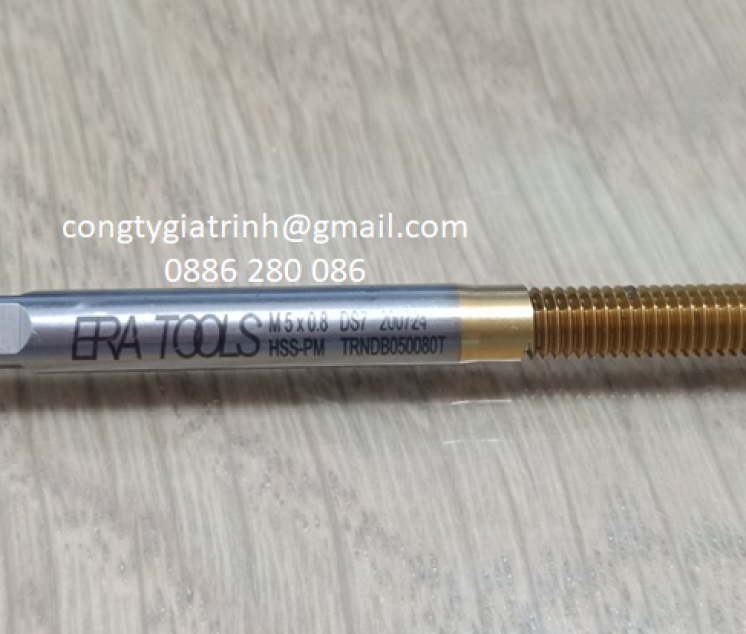 Taro nén đầu bằng HSS-PM-TIN M5X0.8 DS7