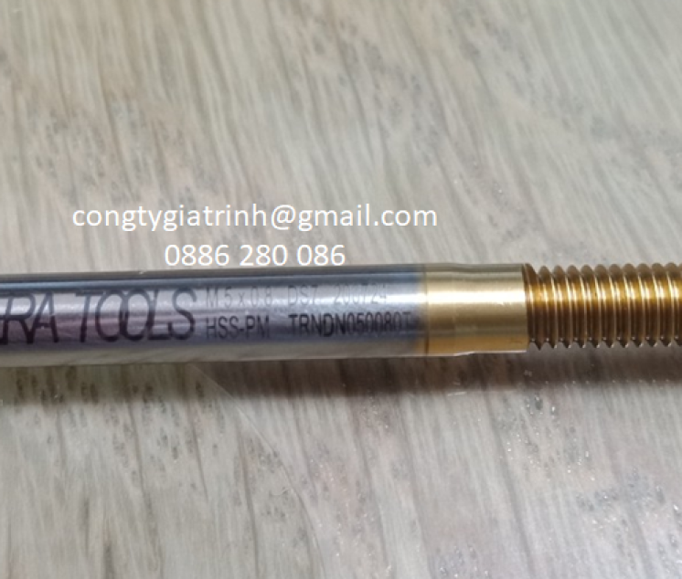 Taro nén đầu nhọn HSS-PM-TIN M5X0.8 DS7