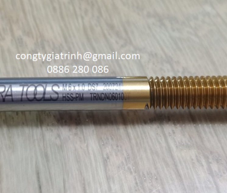 Taro nén đầu nhọn HSS-PM-TIN M6X1.0 DS7