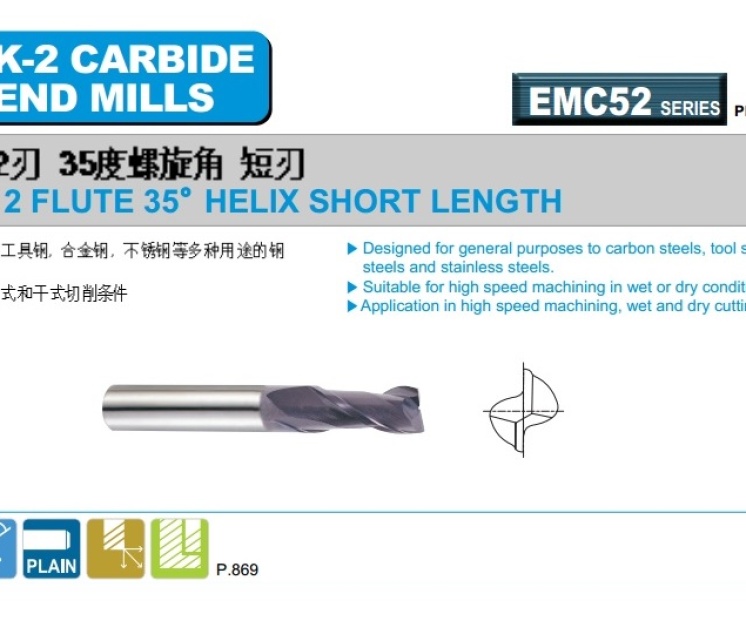 PHAY HỢP KIM K2-2ME-EMC52