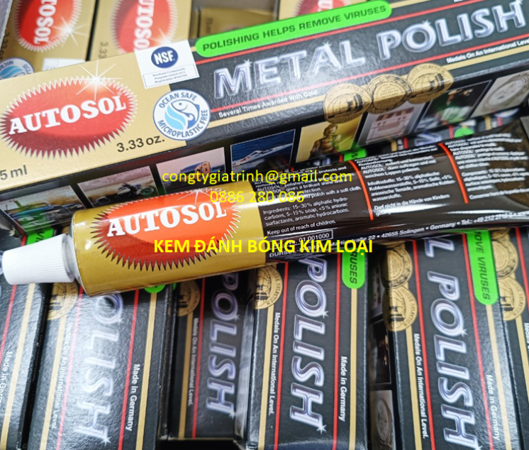 KEM ĐÁNH BÓNG LÀM MỚI KIM LOẠI AUTOSOL METAL POLISH