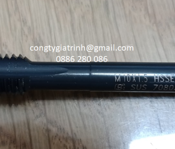 MŨI TARO THẲNG ĐEN OH5-EX-SUS-POT-M10X1.5